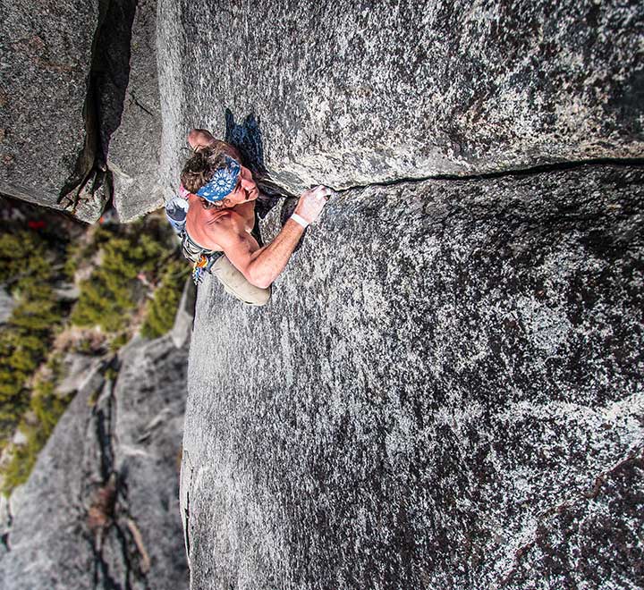 The North Lake Tahoe rock climbing crags bordering Interstate 80.